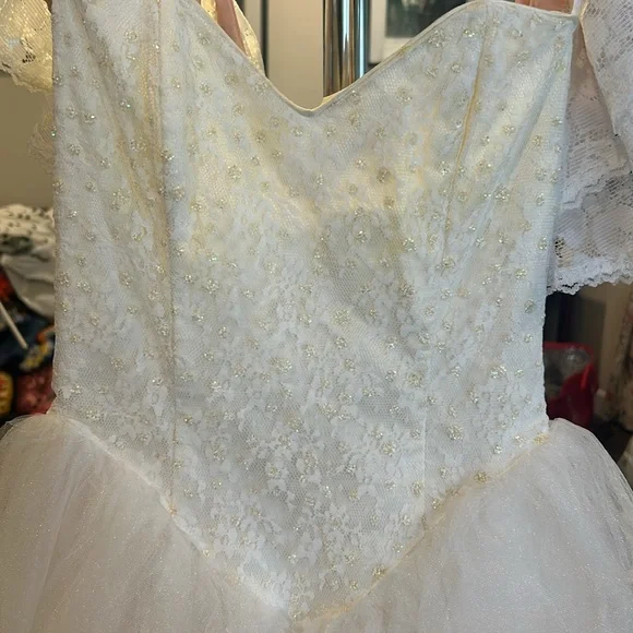 Vintage Gunne Sax strapless white 5 - Picture 6 of 6